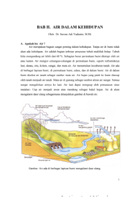 Image of AIR DALAM KEHIDUPAN
