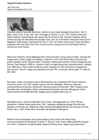 Image of Biografi Presiden Soekarno