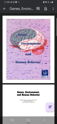 Image of Genes, Environment, and Human Behavior.