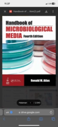 Image of Handbook of Microbiological Media Fourth Edition.