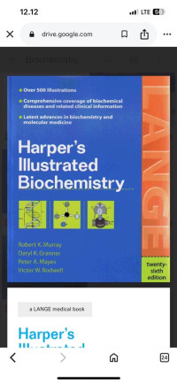 Image of Harper's Illustrated Biochemistry