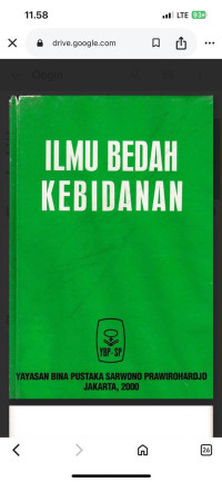 Image of Ilmu Bedah Kebidanan